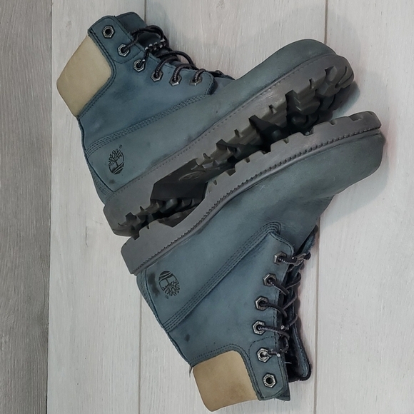 Timberland Womens Premium 6-inch 20377 Outdoor Leather Boots shoes sz 6.5 - Picture 9 of 14